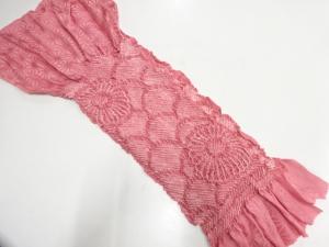 正絹　絞り　帯揚げ